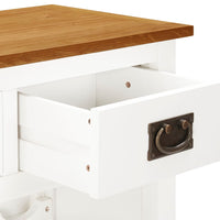 Thumbnail for Weinschrank 72x32x90 cm Eiche Massivholz