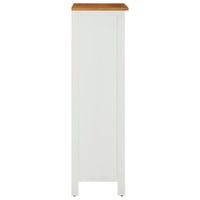 Thumbnail for Weinschrank 56x32x110 cm Massivholz Eiche