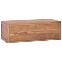 Thumbnail for Wand-Badschrank 90x45x30 cm Teak Massivholz