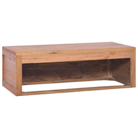 Thumbnail for Wand-Badschrank 90x45x30 cm Teak Massivholz