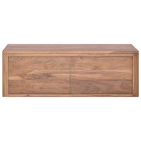 Thumbnail for Wand-Badschrank 90x45x30 cm Teak Massivholz