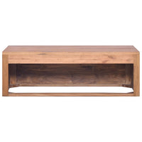 Thumbnail for Wand-Badschrank 90x45x30 cm Teak Massivholz
