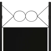 Thumbnail for 4-tlg. Raumteiler Schwarz 160 x 180 cm