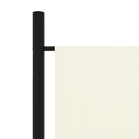 Thumbnail for 4-tlg. Raumteiler Cremeweiß 200x180 cm