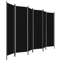 Thumbnail for 6-tlg. Raumteiler Schwarz 300x180 cm