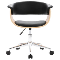 Thumbnail for Drehbare Esszimmerstühle 4 Stk. Schwarz Kunstleder