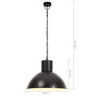 Thumbnail for Hängelampe 25 W Schwarz Rund 48 cm E27