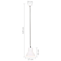 Thumbnail for Hängelampe 25 W Weiß Rund 17 cm E27