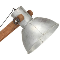 Thumbnail for Stehlampe Silbern Mango Massivholz E27