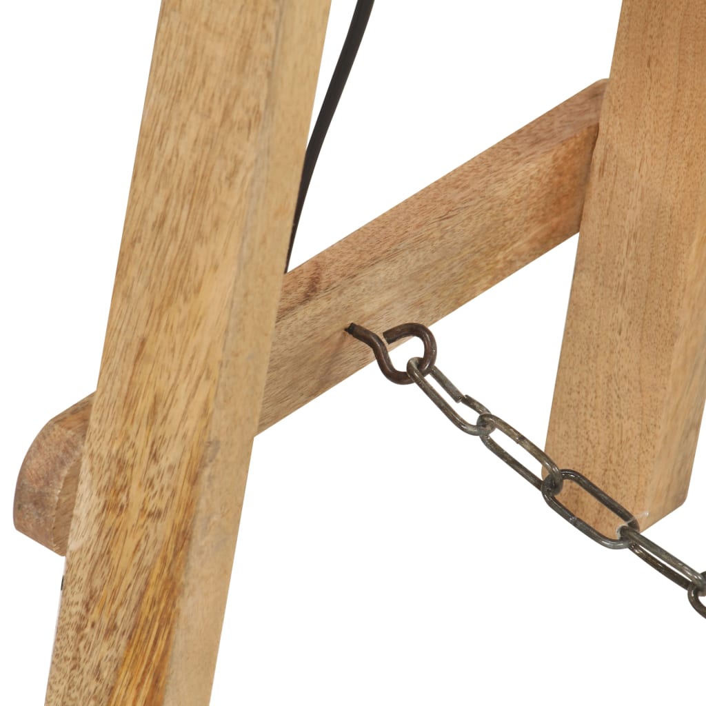 Stehlampen 3 Stk. Weiß E27 Mango Massivholz