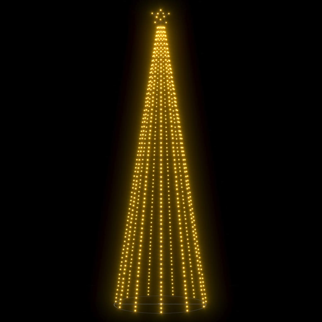 Weihnachtsbaum Kegelform 752 Warmweiße LEDs Deko 160x500 cm