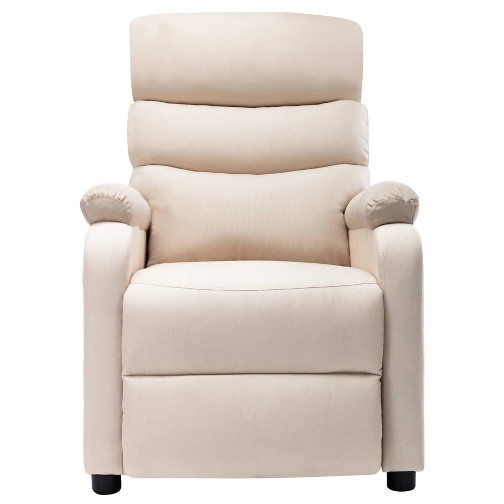 Relaxsessel Creme Stoff