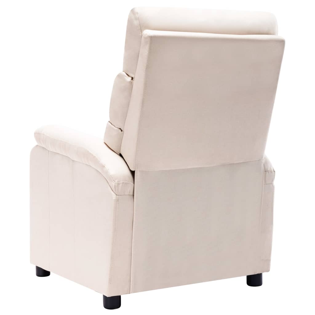 Relaxsessel Creme Stoff