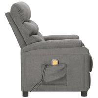 Thumbnail for Massagesessel Hellgrau Stoff