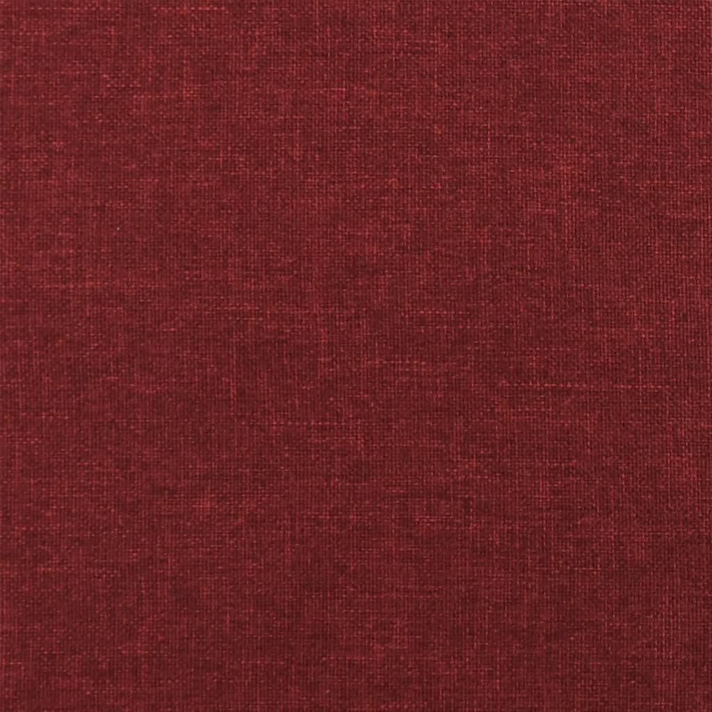 Massagesessel Weinrot Stoff