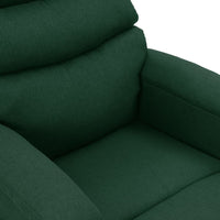 Thumbnail for Massagesessel Dunkelgrün Stoff