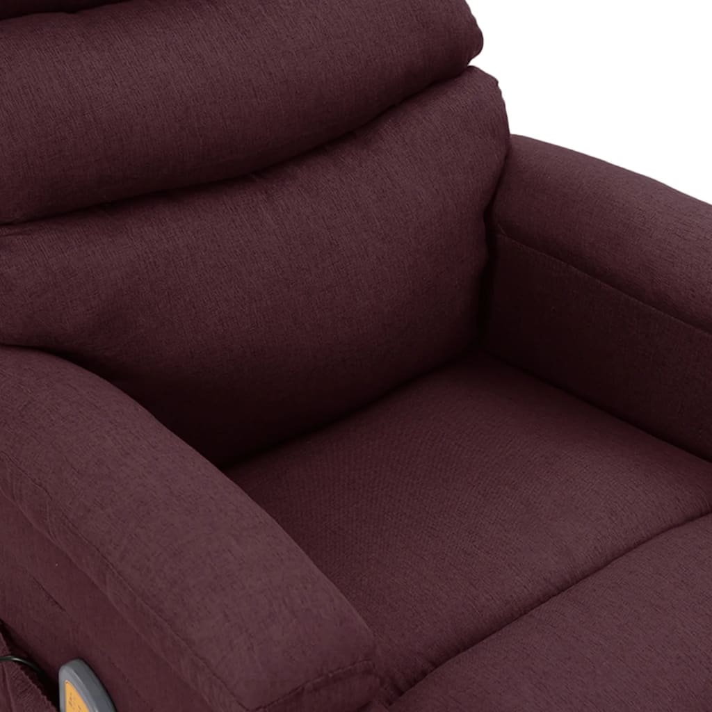 Massagesessel Lila Stoff