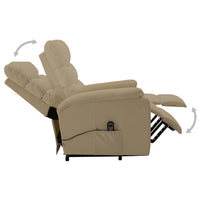 Thumbnail for Aufstehsessel Cappuccino-Braun Kunstleder