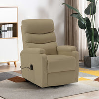 Thumbnail for Aufstehsessel Cappuccino-Braun Kunstleder