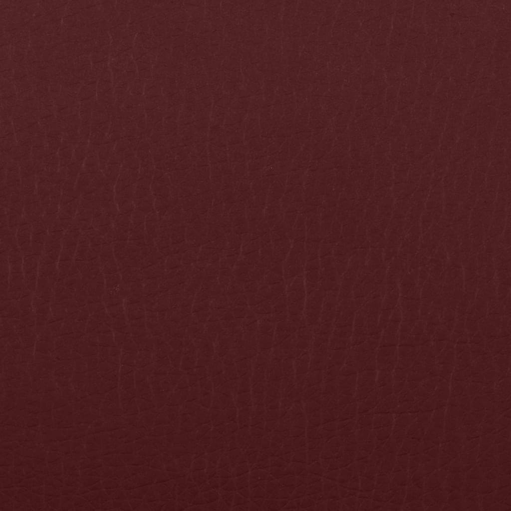 Massagesessel Weinrot Kunstleder