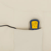 Thumbnail for Massagesessel Cremeweiß Kunstleder