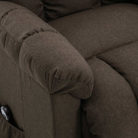 Thumbnail for Aufstehsessel Braun Stoff