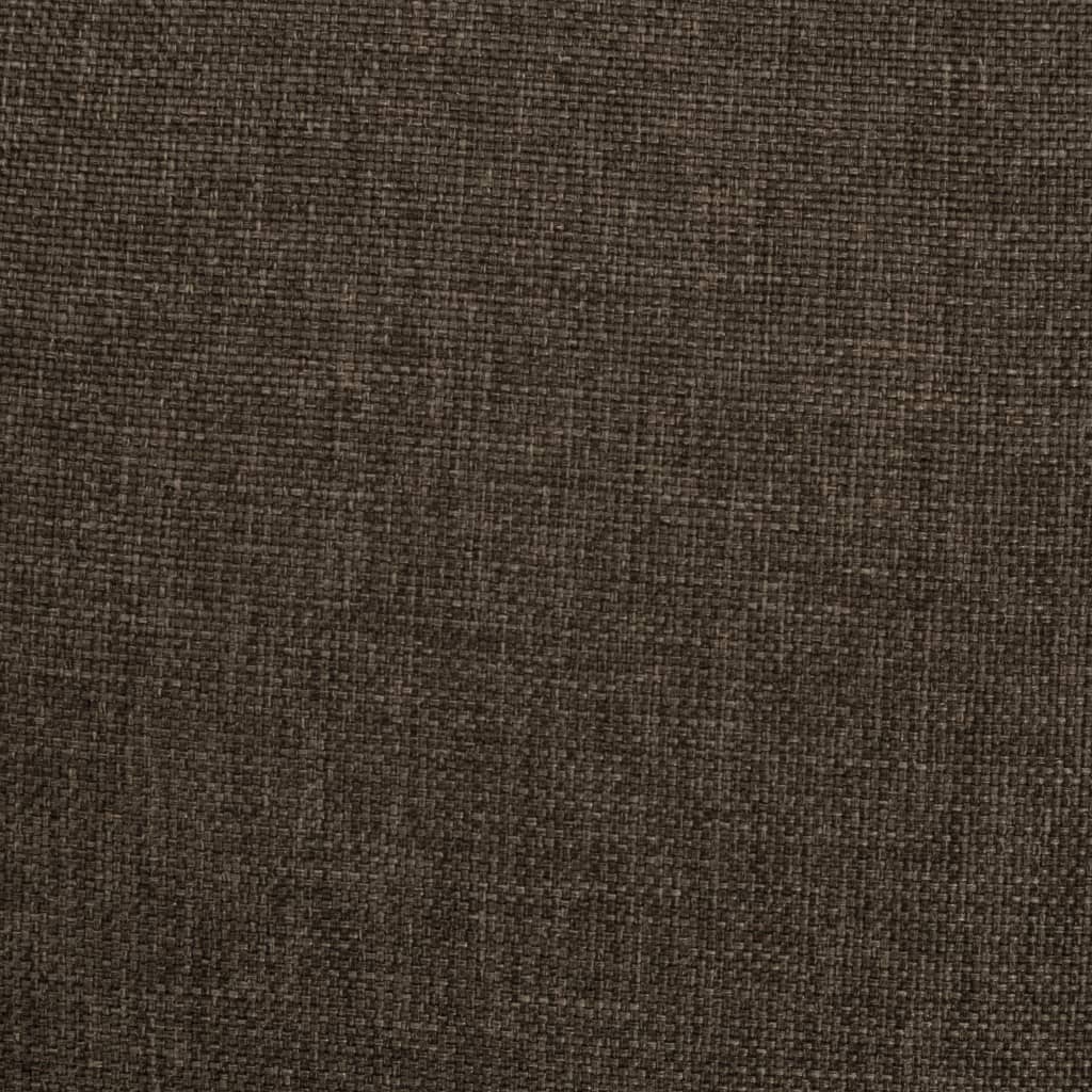 Massagesessel mit Aufstehhilfe Braun Stoff