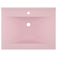 Thumbnail for Luxus-Waschbecken mit Hahnloch Matt-Rosa 60x46 cm Keramik