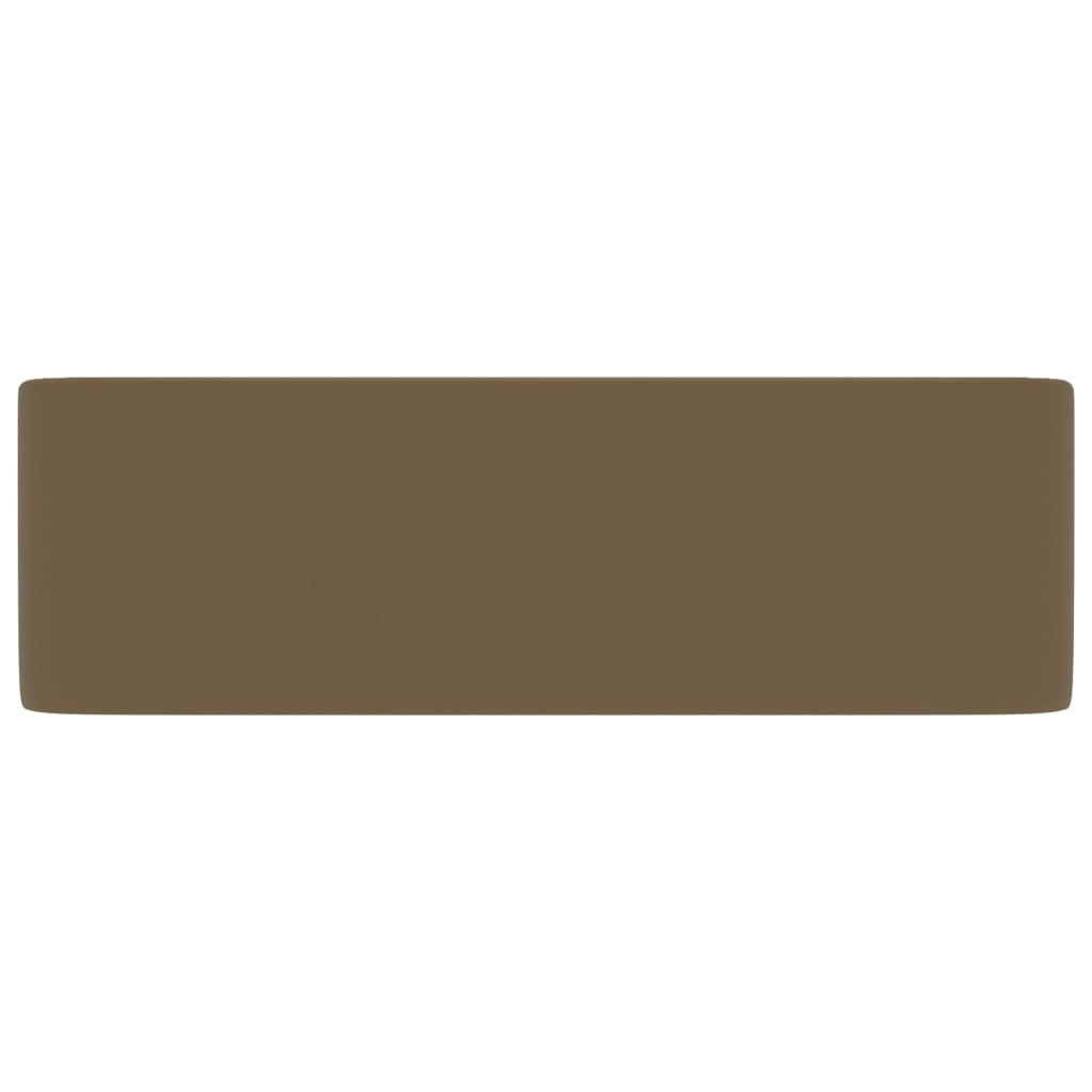 Luxus-Waschbecken Matt Creme 41x30x12 cm Keramik