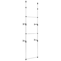 Thumbnail for Teleskop-Garderobe mit Stangen Aluminium