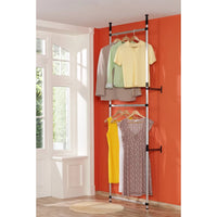 Thumbnail for Teleskop-Garderobe mit Stangen Aluminium