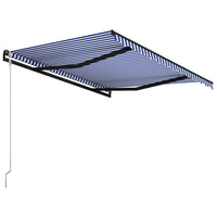 Thumbnail for Automatisch Einziehbare Markise 300 x 250 cm Blau und Weiß