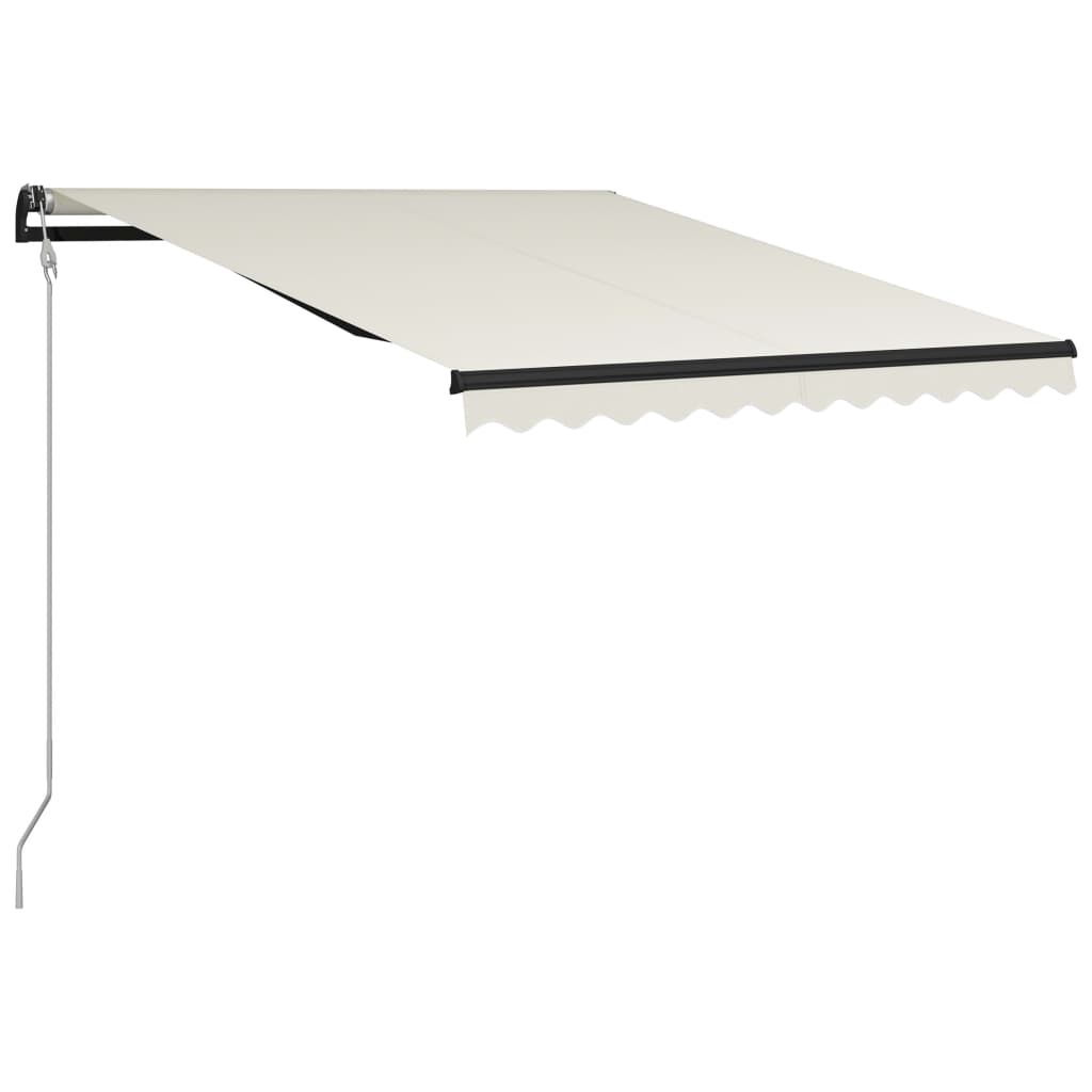Automatisch Einziehbare Markise 300 x 250 cm Creme