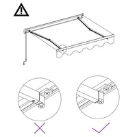 Thumbnail for Automatisch Einziehbare Markise 300 x 250 cm Gelb und Weiß