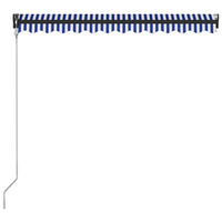 Thumbnail for Automatisch Einziehbare Markise 350×250 cm Blau und Weiß