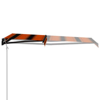 Thumbnail for Automatisch Einziehbare Markise 350×250 cm Orange und Braun