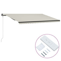 Thumbnail for Automatisch Einziehbare Markise 600×300 cm Creme