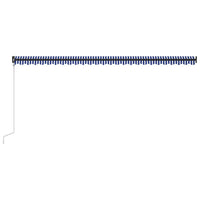 Thumbnail for Automatisch Einziehbare Markise 600 x 300 cm Blau und Weiß