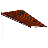 Thumbnail for Automatisch Einziehbare Markise 600×300 cm Orange und Braun