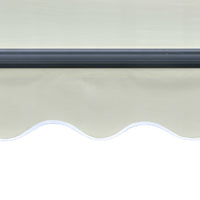 Thumbnail for Einziehbare Markise mit Windsensor & LED 400x300cm Creme