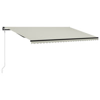 Thumbnail for Einziehbare Markise mit Windsensor & LED 600x300cm Creme