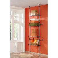 Thumbnail for Teleskop-Garderobe mit Regalen Aluminium