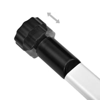 Thumbnail for Teleskop-Schuhregal mit Stangen Aluminium