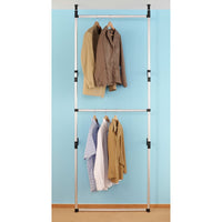 Thumbnail for Teleskop-Garderobe mit Stangen Aluminium
