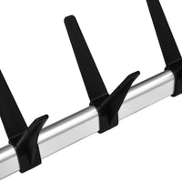 Thumbnail for Teleskop-Garderobe mit Stangen und Regal Aluminium
