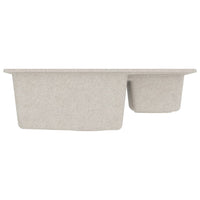 Thumbnail for Küchenspüle mit Überlauf Doppelbecken Beige Granit