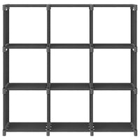 Thumbnail for Würfel-Regal 9 Fächer Grau 103x30x107,5 cm Stoff