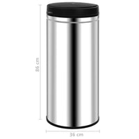 Thumbnail for Automatischer Sensor-Mülleimer 80 L Edelstahl