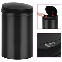 Thumbnail for Automatischer Sensor-Mülleimer 30 L Kohlenstoffstahl Schwarz