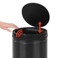 Thumbnail for Automatischer Sensor-Mülleimer 60 L Kohlenstoffstahl Schwarz